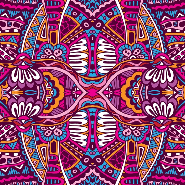 Padrão tribal étnico festivo abstrato — Vetor de Stock