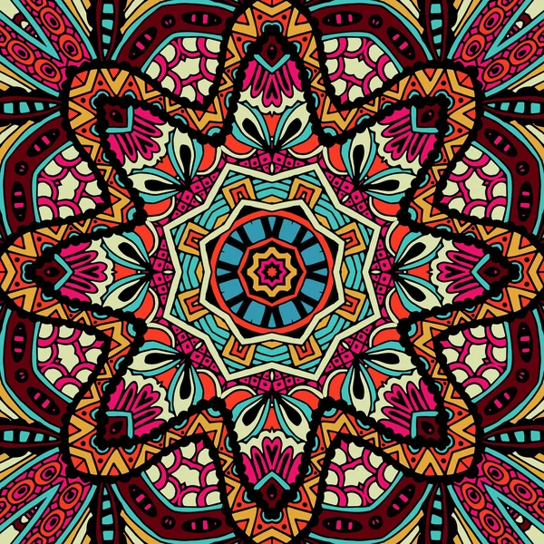 Abstract geometric fashion tribal ethnic seamless pattern ornamental — Stock Vector