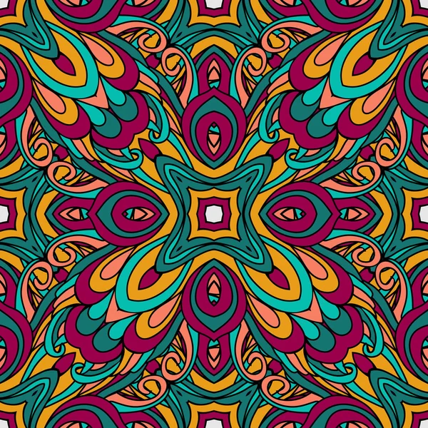 Résumé Tribal vintage ethnique motif sans couture ornemental — Image vectorielle