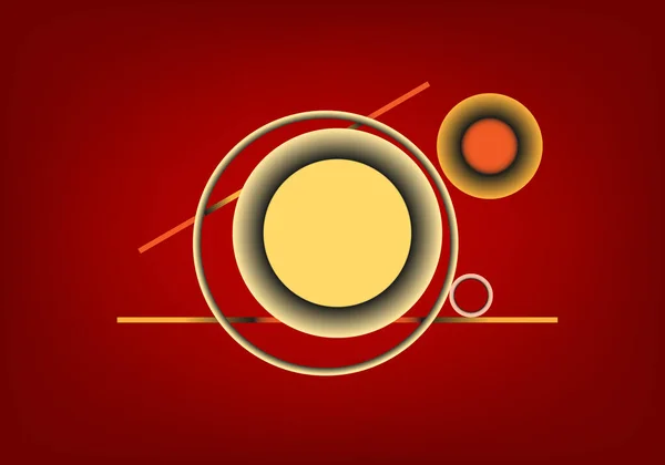 Mis Obras Arte Compuestas Formas Geométricas Tonos Diferentes Colores Vector — Archivo Imágenes Vectoriales