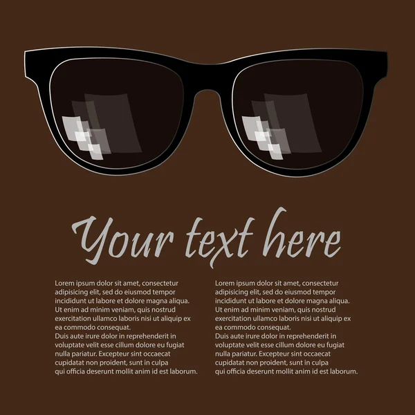 Gafas de sol vector fondo — Vector de stock