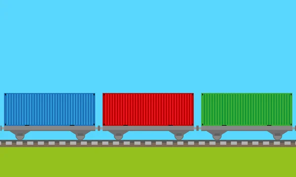 Tren ulaşım arka plan vektör