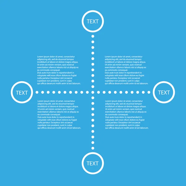 Info vector plantilla gráfica — Vector de stock