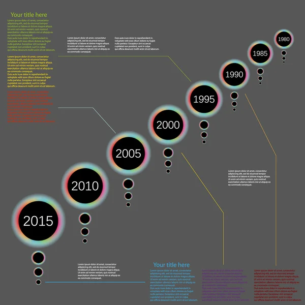 Vektör Infographic zaman çizelgesi backgrund — Stok Vektör