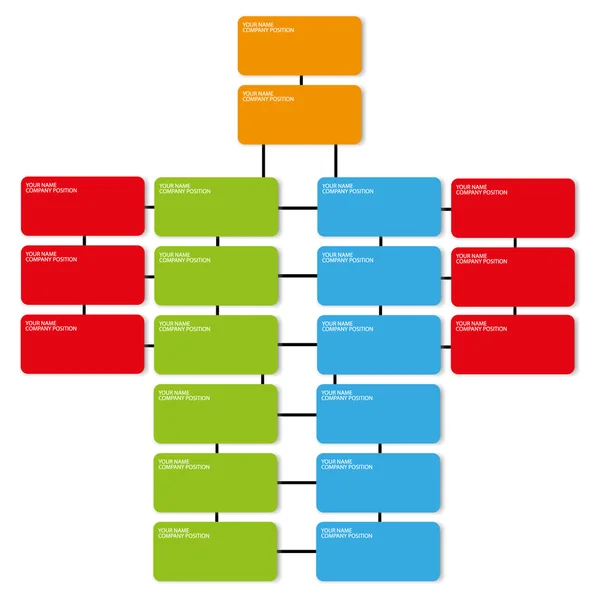 Posições da organização do gráfico de fundo vetorial —  Vetores de Stock