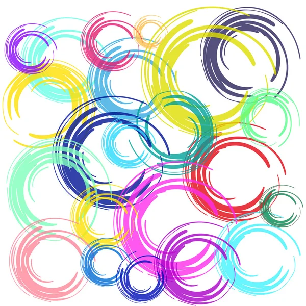Abstract color brush background — Stock Vector
