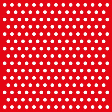 Beyaz noktalar üzerinde kırmızı zemin vektör