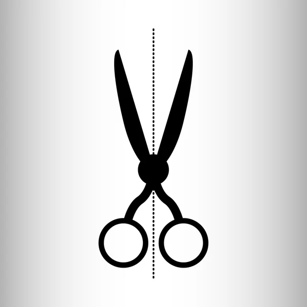 Scissors icon - vector — Stock Vector