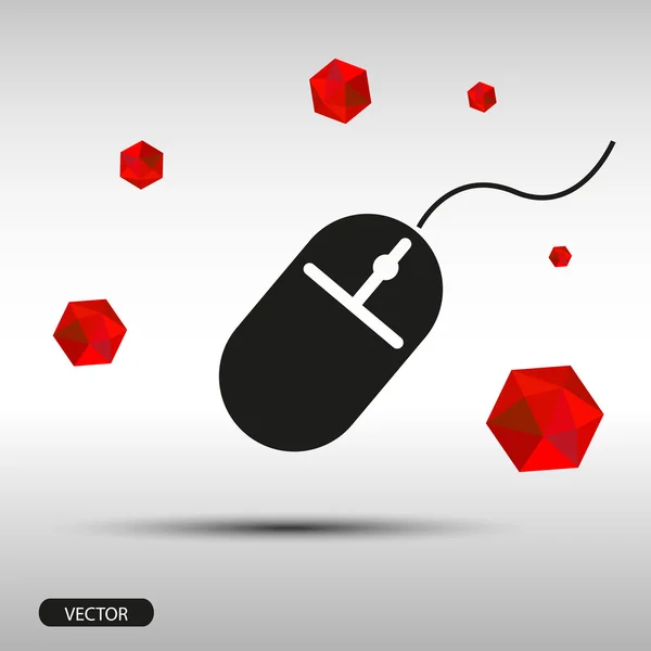 Vecteur d'attaque de virus internet — Image vectorielle