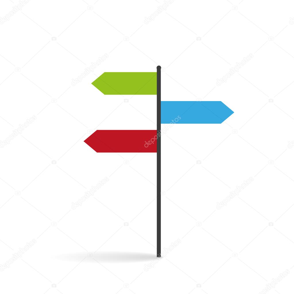 information arrows vector