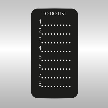 empty to do list ready for your content