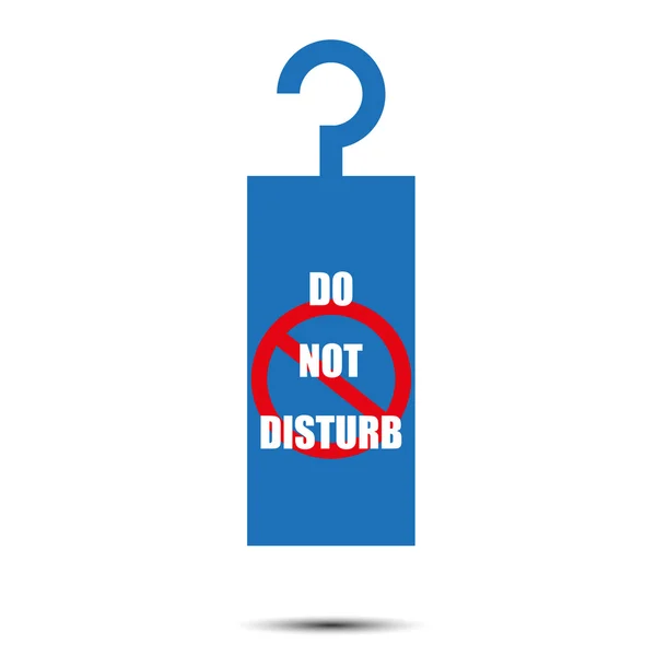 Do not disturb tag — Stock Vector