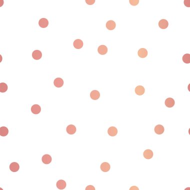 Vector Fun ve Festive Rose Gold Konfeti kusursuz bir geçmişi var. Kumaş, duvar kağıdı ve koleksiyon kitabı projeleri için mükemmel..