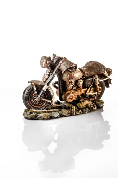 Oude motorfiets model — Stockfoto