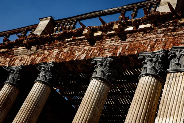 Antiguas Columnas Antiguo Edificio Ruinas — Foto de Stock