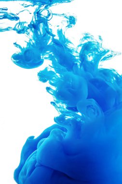 Soyut mavi arkaplan. Bir tutam boya..