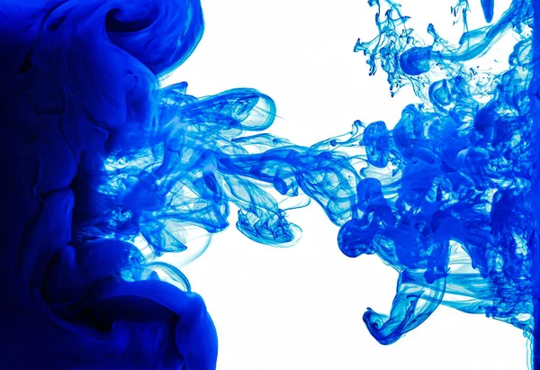 Абстрактный Синий Фон Всплеск Краски — стоковое фото