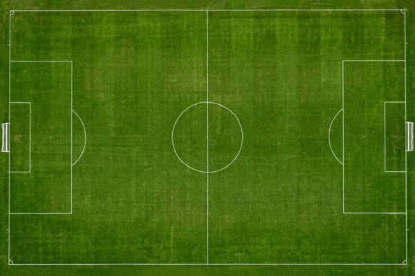 Top view of football field