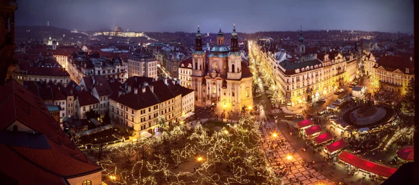 Praga nos feriados — Fotografia de Stock