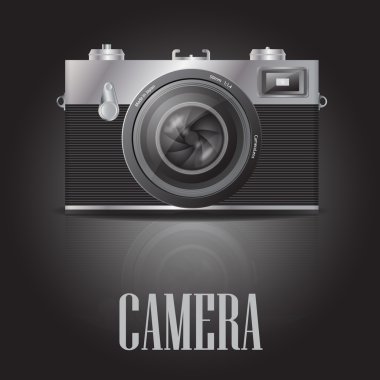 Photocamera. clipart