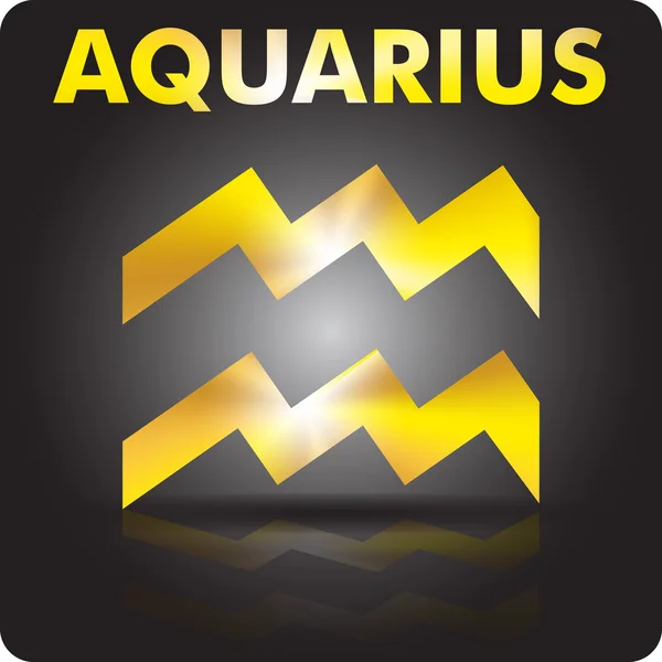 Acuario. Signo astrológico . — Archivo Imágenes Vectoriales