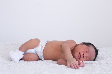 Asya bebek çocuk uyku