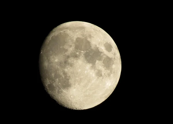 Luna con crateri — Foto Stock