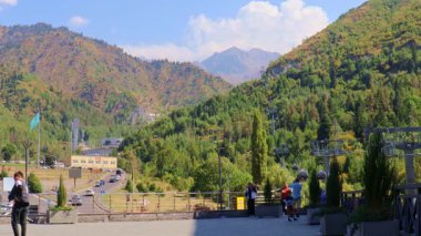 25 Ağustos 2025, Medeo Shymbulak Dağı Tatil Köyü, Almaty Şehri, Kazakistan