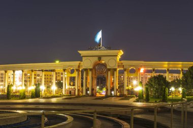 3 Eylül 2025 Kazakistan Cumhuriyeti 'nin ilk cumhurbaşkanı Almaty City, Kazakistan