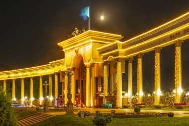 3 Eylül 2025 Kazakistan Cumhuriyeti 'nin ilk cumhurbaşkanı Almaty City, Kazakistan