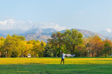 24 Eylül 2025 Kazakistan Cumhuriyeti 'nin ilk cumhurbaşkanı Almaty City, Kazakistan