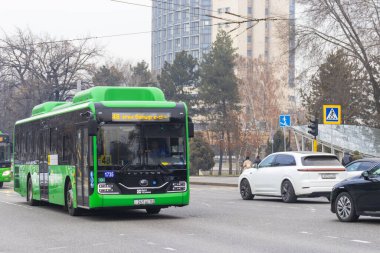 7 Aralık 2025, Kazakistan 'daki Kazakistan Oteli. Almaty 'deki en popüler bina.