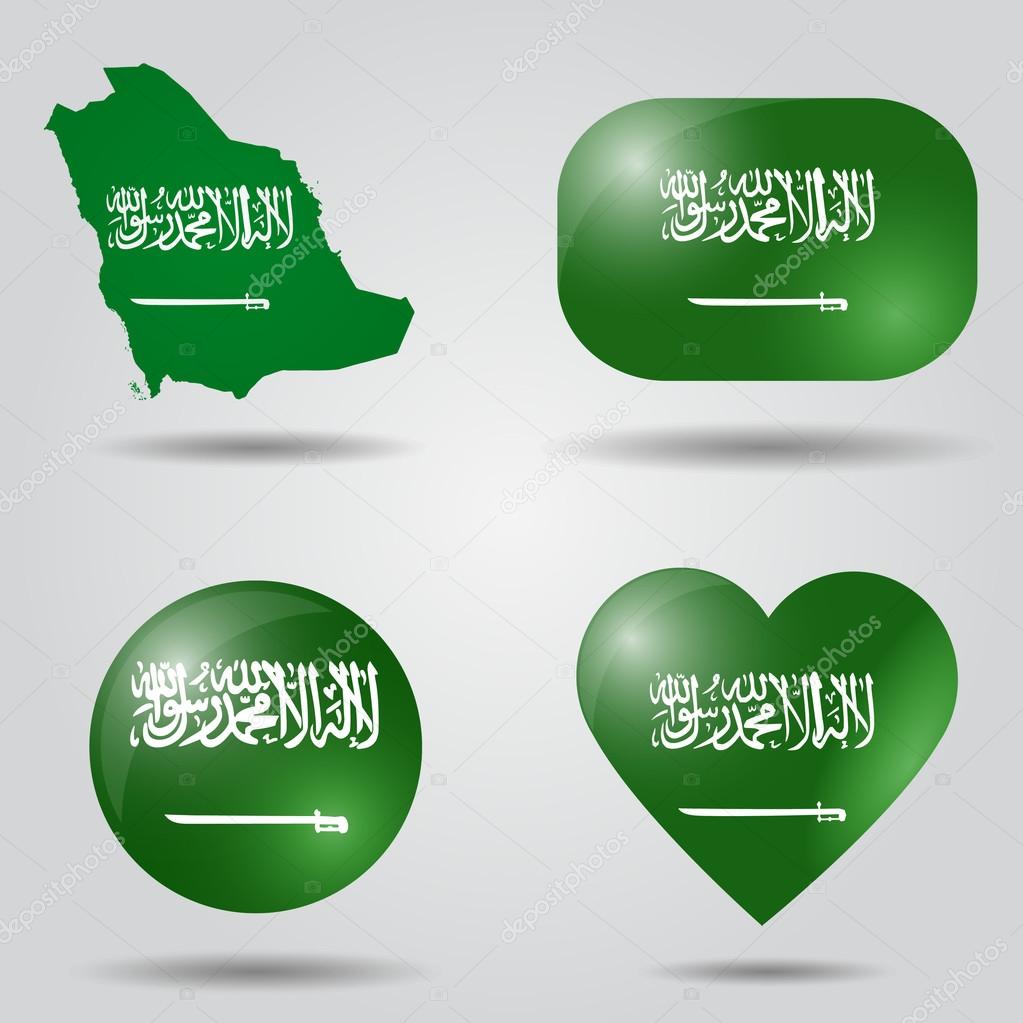 Saudi Arabia flag set