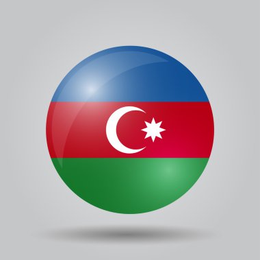 dairesel bayrak - Azerbaycan