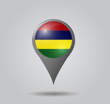 bayrak işaretçi - mauritius