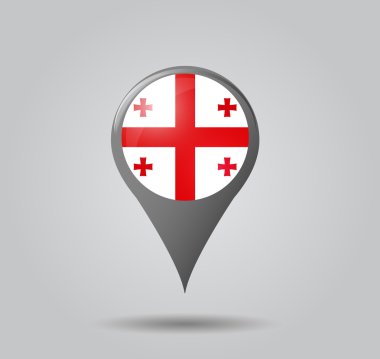 bayrak işaretçi - Gürcistan