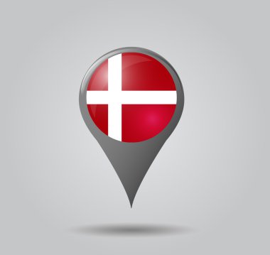 bayrak işaretçi - Danimarka