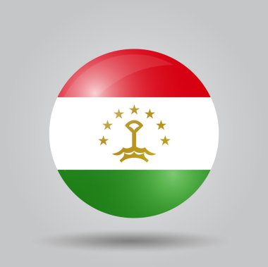 dairesel bayrak - Tacikistan