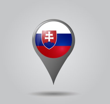 bayrak işaretçi - Slovakya