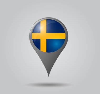 bayrak işaretçi - İsveç