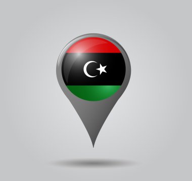 harita işaretçi - libya