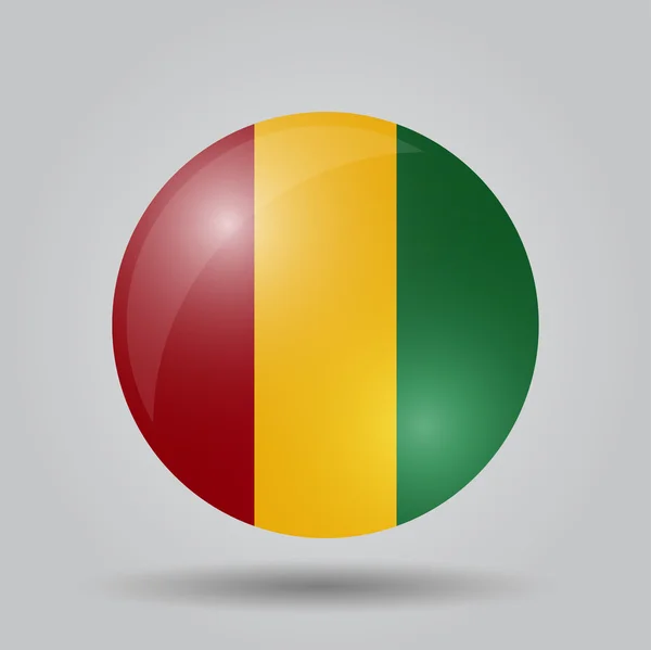 圆形标志-几内亚 — 图库矢量图片