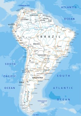 Güney Amerika yol haritası