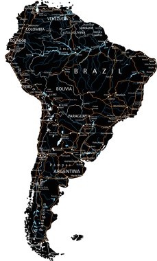 Güney Amerika yol haritası