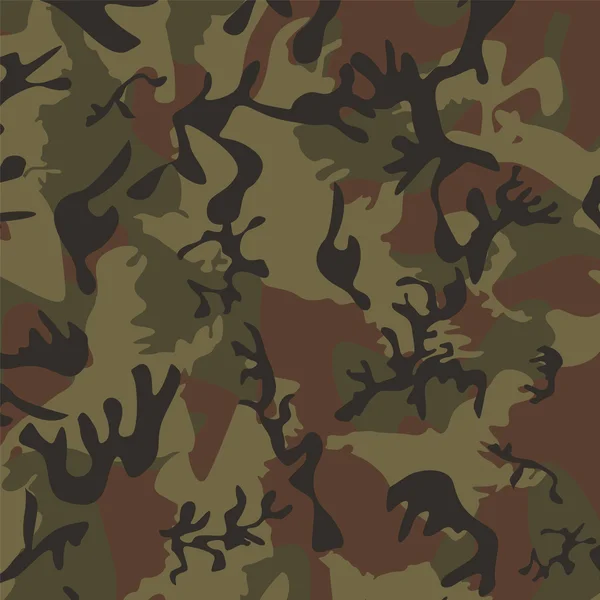 US Woodland camouflage pattern. — Stock Vector