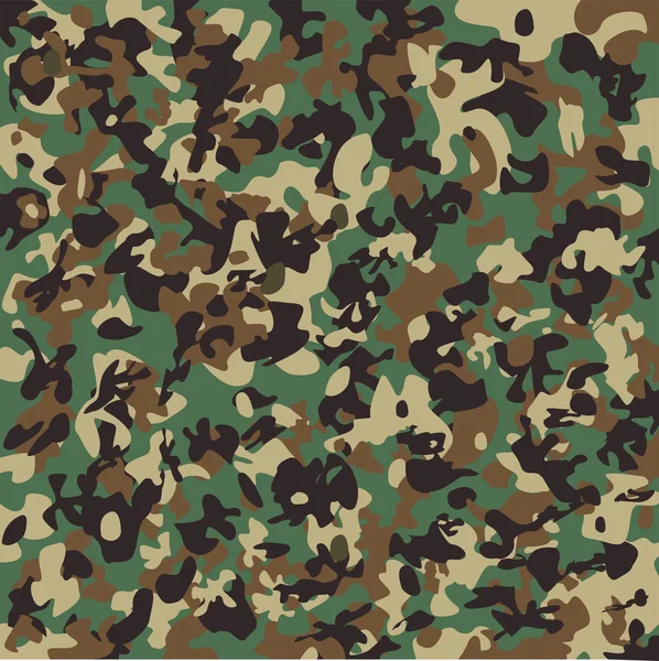 Patrón de camuflaje Woodland . — Vector de stock