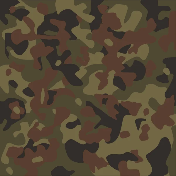 Patrón de camuflaje Woodland . — Vector de stock