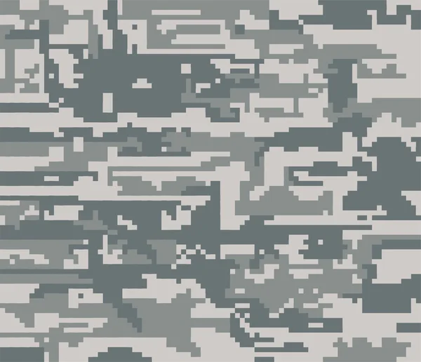 Grå kamouflage mönster. — Stock vektor