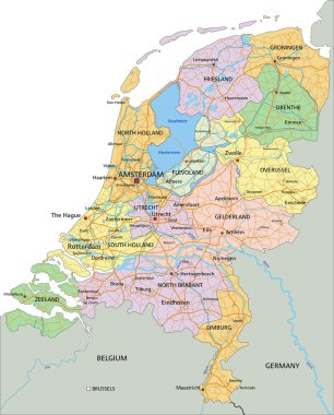 Hollanda - siyasi harita