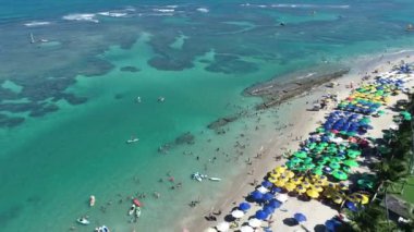 Sao Miguel dos Milagres, Alagoas, Brezilya 'da mercan sahnesi. Deniz manzaralı. Sao Miguel dos Milagres, Alagoas, Brezilya 'da mercan sahnesi. Deniz manzaralı. Sao MiguelCorals 'daki mercan sahnesi Sao Miguel dos Milagres' deki plaj sahnesi.
